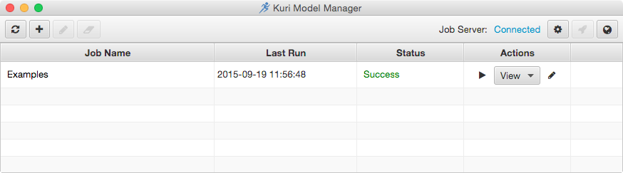 Successfully completed job
